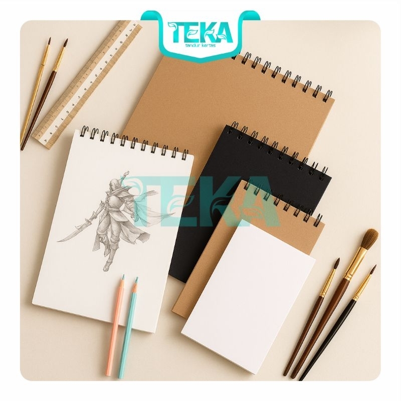 

Watercolor Book Kertas Buku Lukis Aesthetic Buku Gambar Desain Melukis Water Colour Paper Tebal