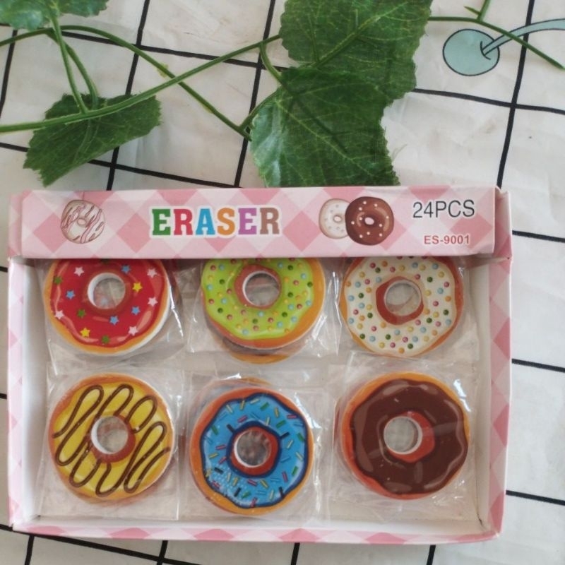 

Penghapus pensil karakter donat diameter 4.5cm