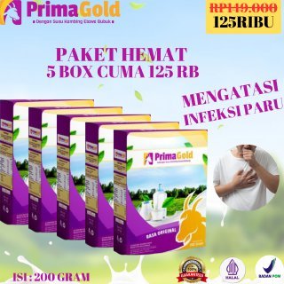 

5 Box Primagold Susu Baik Untuk Kesehatan Jantung Dan Penyakit Pernapasan