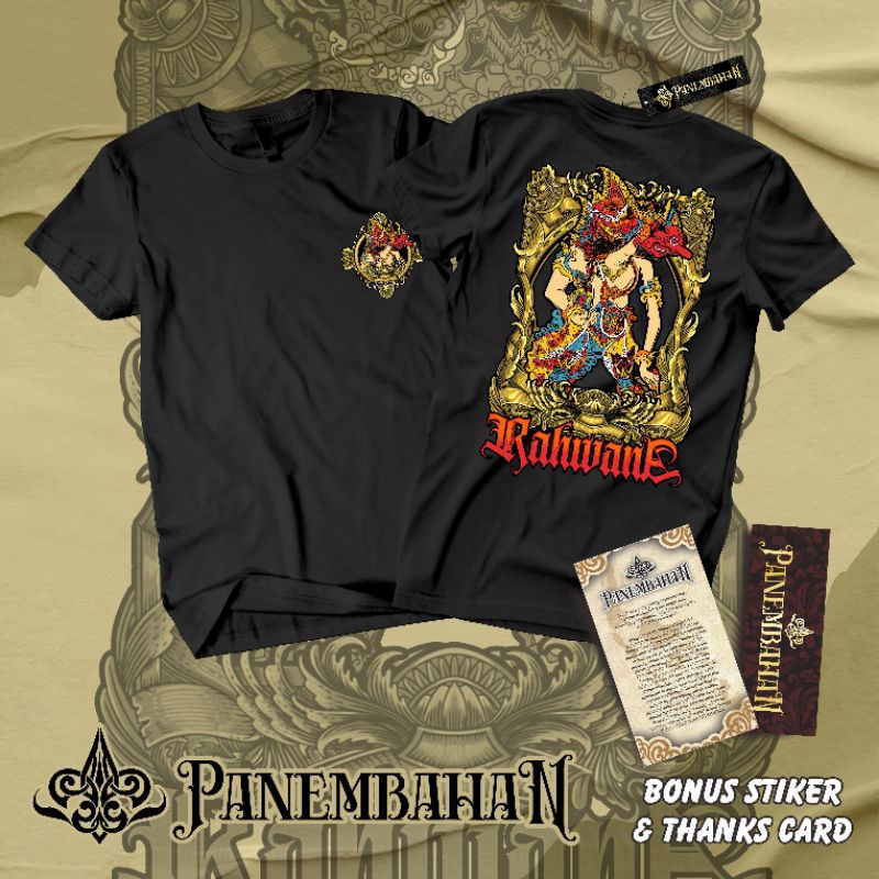 Panembahan kaos Rahwana kaos terbaru produk