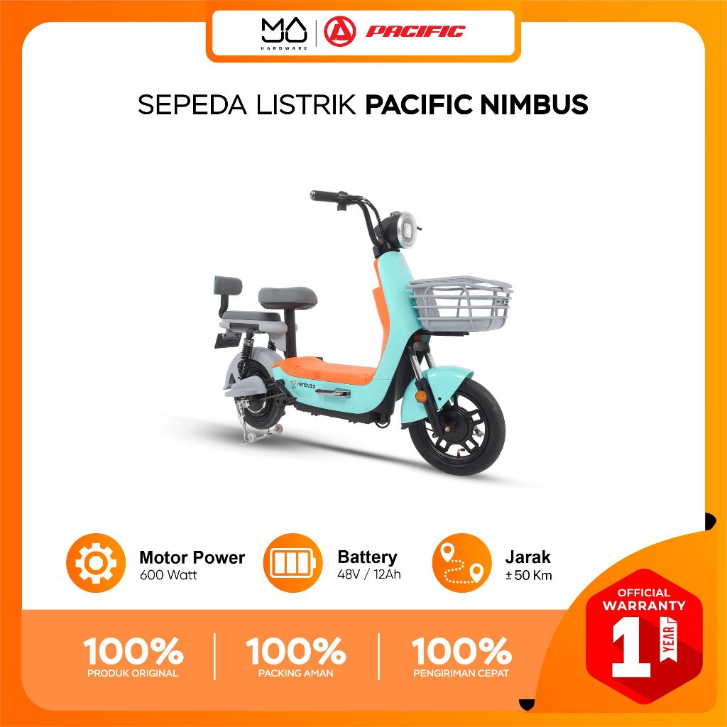 Sepeda Listrik PACIFIC NIMBUZZ Elektrik E Bike 500Watt