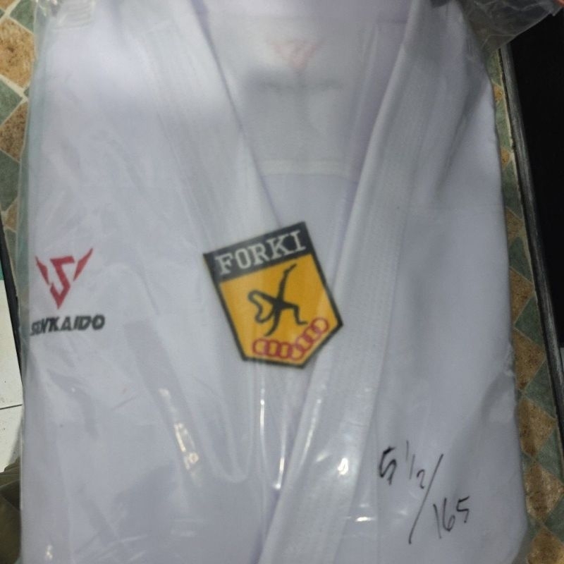 Baju Karate Senkaido Kata  Black Elite New Elite Type Terbaru 2025 Kata Model Label Wkf