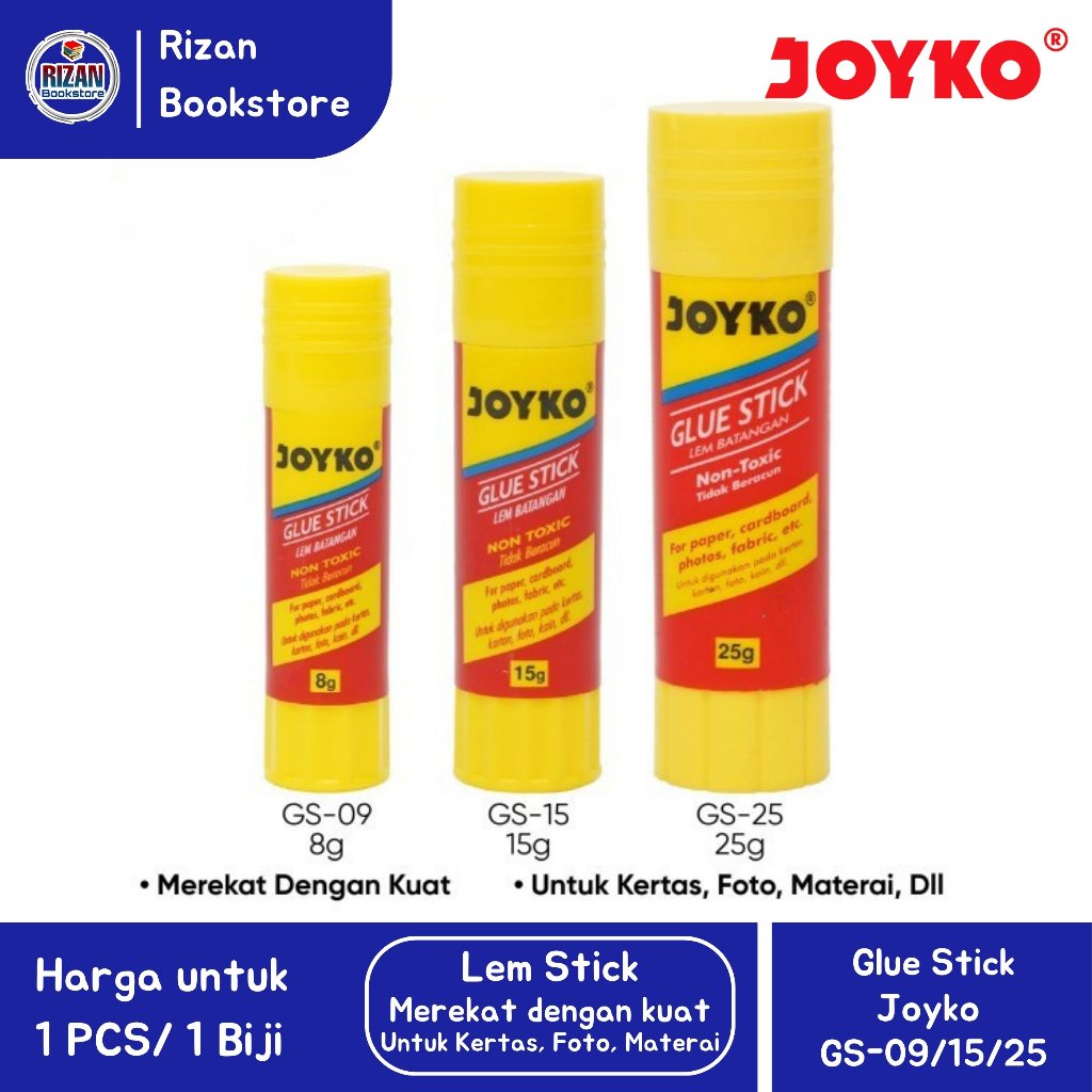 

[JOYKO] Glue Stick / Lem / Lem Batangan GS-09/GS-15/GS-25