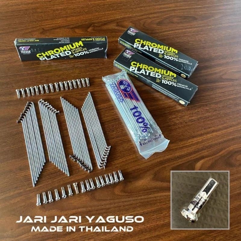 JARI JARI RUJI CROME CROME KROM STANLIS YAGUSO MODEL TDR ASLI YAGUSO RING 14 16 17 18 UNIVERSAL RX K
