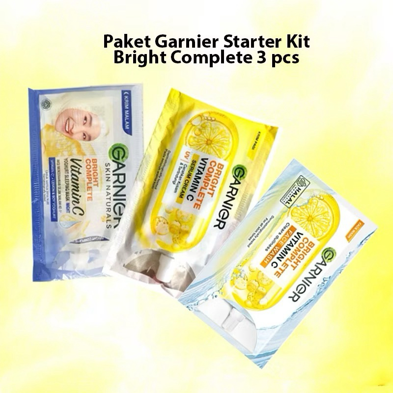 Garnier krim siang krim malam dan serum cream uv