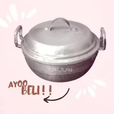 Panci Sayur Aluminium Asli Garut