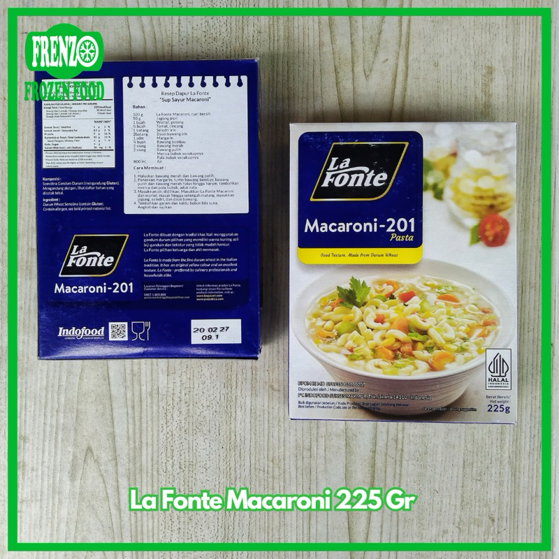 

La Fonte Macaroni 225 Gr