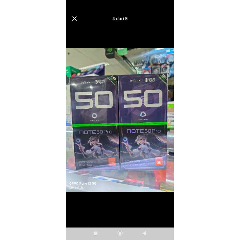 New Inf noinix note 50 & note 50 pro second segel garansi resmi