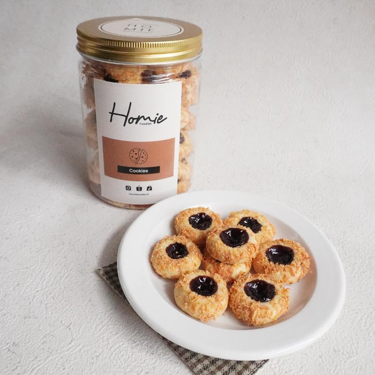 

Kue Blueberry Thumbprint | Kue Kering | Kue Lebaran | Hampers | Cookies
