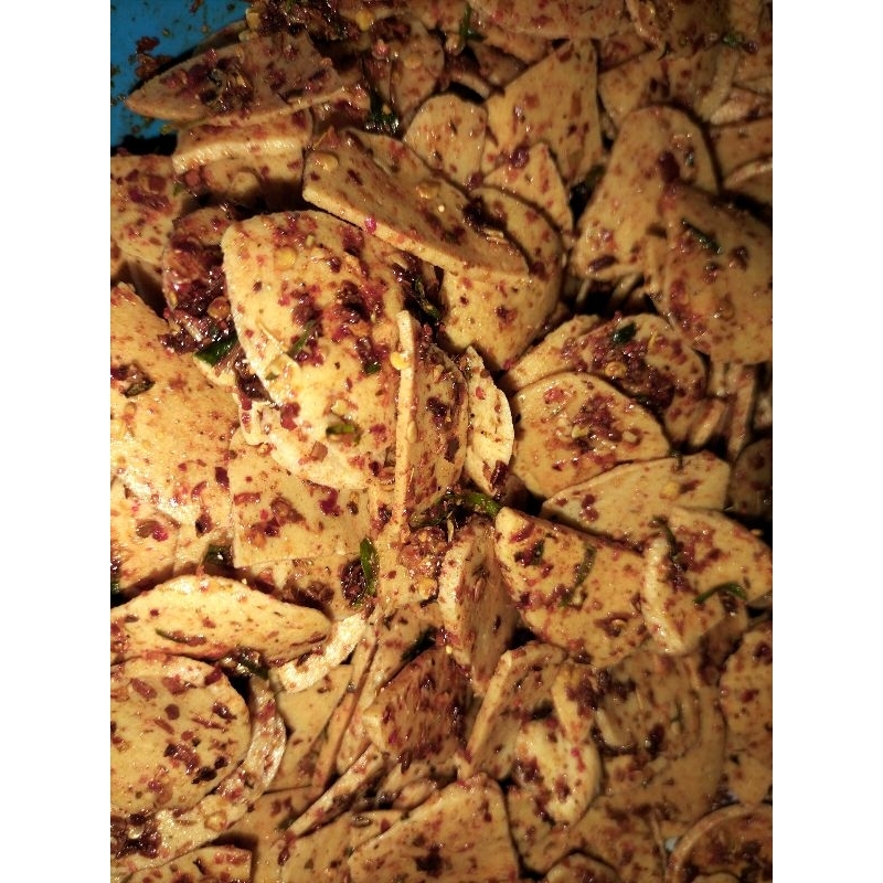 

Basreng pedas dan original daun jeruk 500g