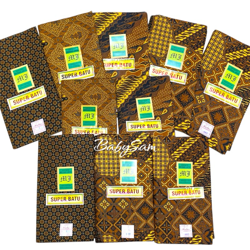 Kain Batik Super Batu Merak Jaya MJ || Kain Panjang Jarik Batik Sewek Motif Soloan