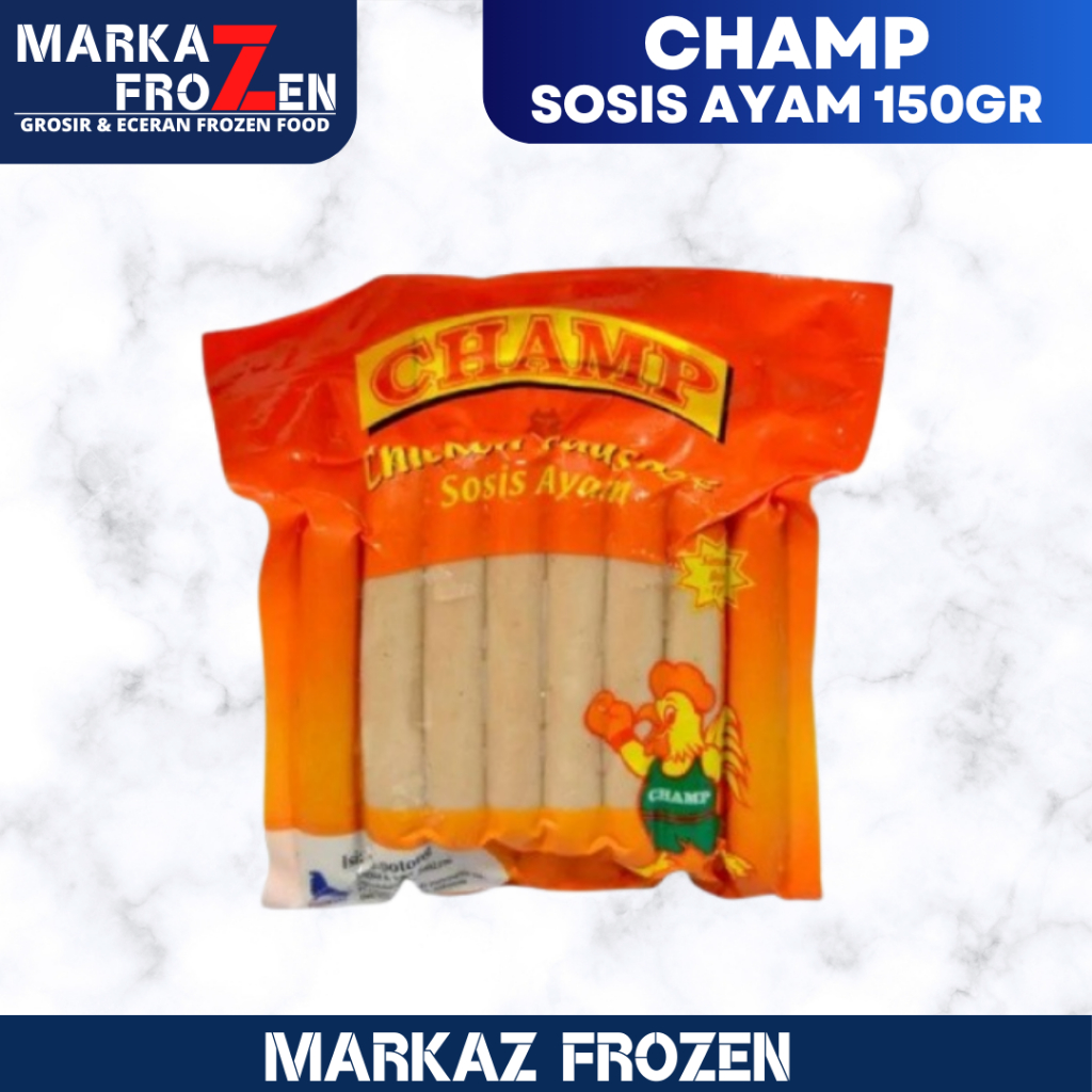 

CHAMP SOSIS AYAM / CHICKEN SAUSAGES 150GR