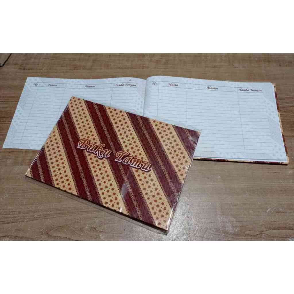 

Buku Tamu Pernikahan Batik Murah