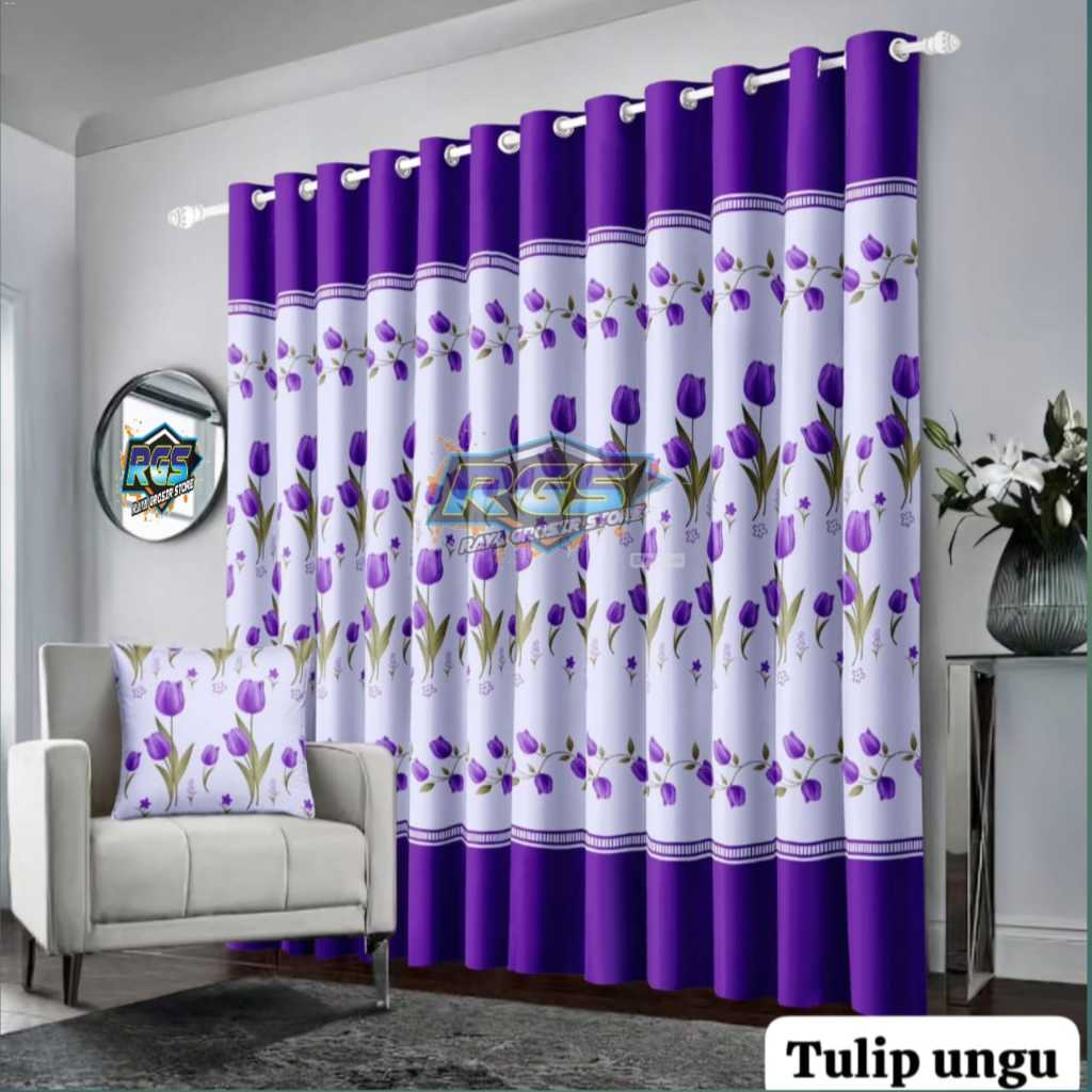 Gorden korden pintu semokring 12 ring  gorden pintu kamar tidur