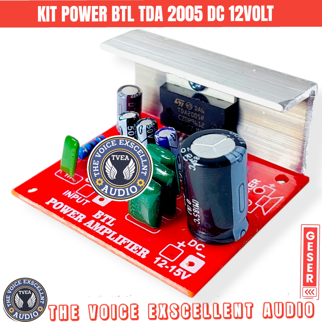 Power Amplifier TDA 2005 MONO 12VOLT 100 WATT