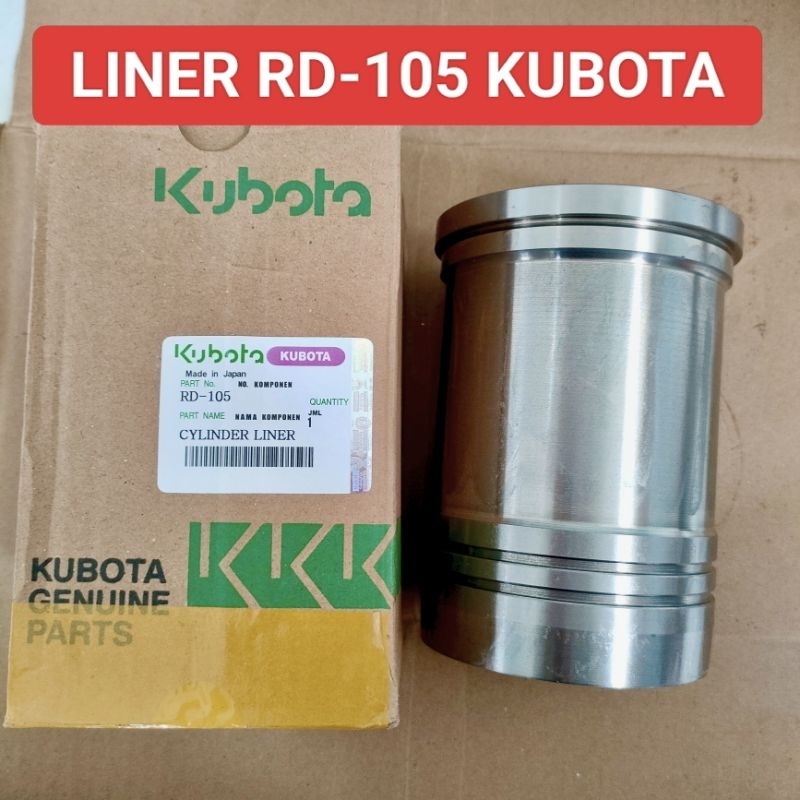 RD 105 LINER KUBOTA Boring tipe RD105 Mesin desel kubota