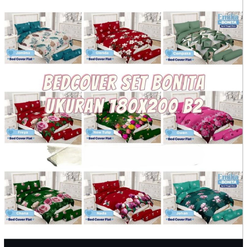 Bedcover Bonita + Sprei