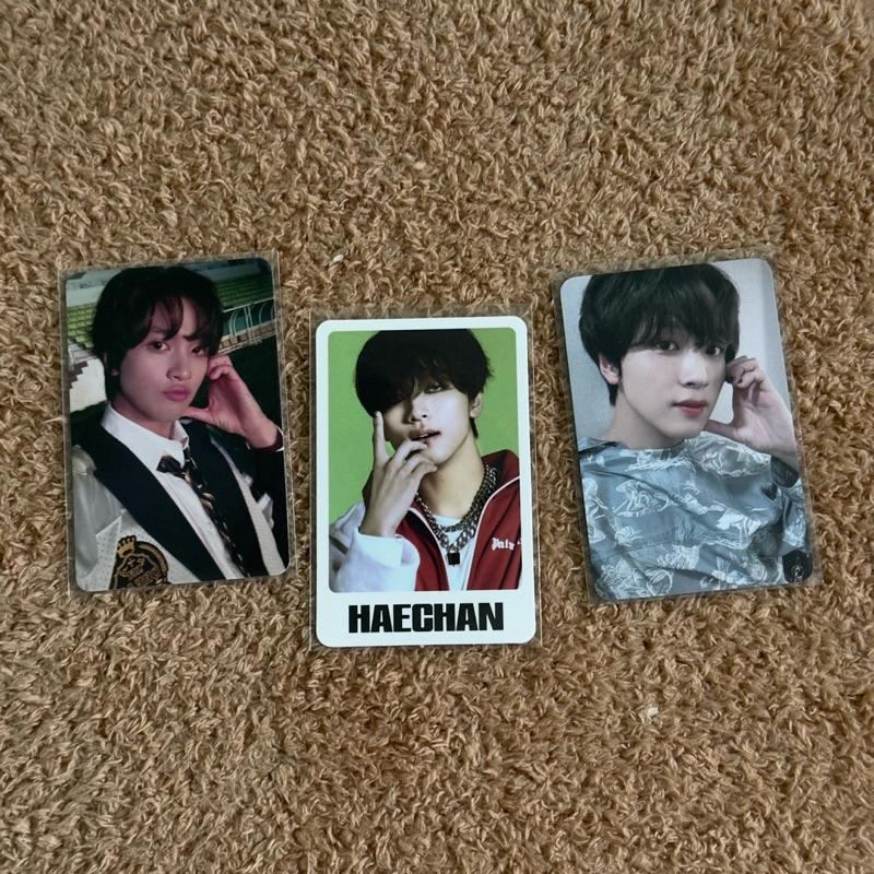 [READY] pc haechan nct dream official istj album trading card tc heart cheek pop up event