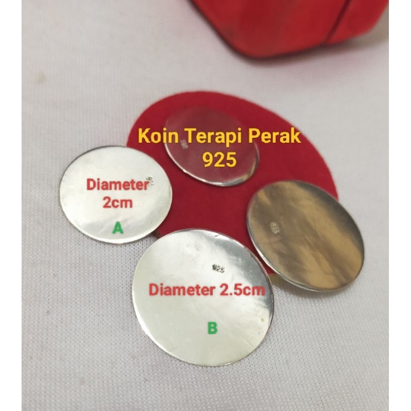 Koin Terapi Perak 925 Silver