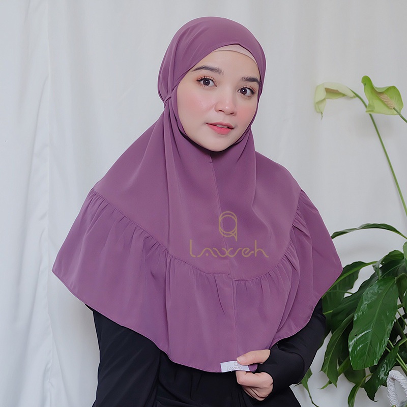 Hijab Instan Non Pet – Detail Rempel, Cocok untuk Anak-Anak & Dewasa