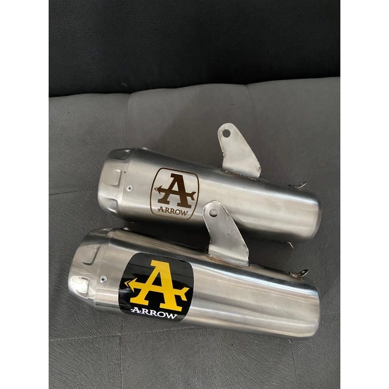 silencer knalpot arrow untuk ninja250 fi/karbu cbr250rr z250 zx25r zx25rr