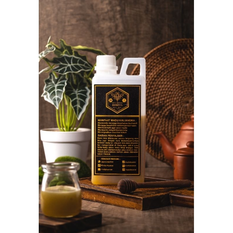 

Madu Asli Murni 100% Nektar Bunga Kaliandra Kemasan 1 kg