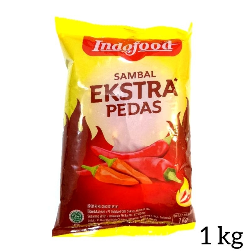 

Indofood Saus Sambal Extra Pedas 1 Kg Bantal