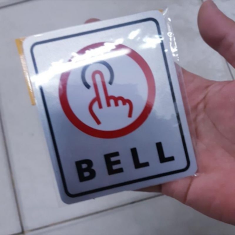 

Stiker Tulisan Bell/Stiker Tulisan