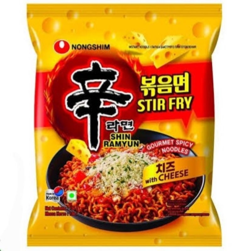 

[Logo HALAL] Nongshim Shin Stir Fry Noodle With Cheese - Stir Fried Cheese