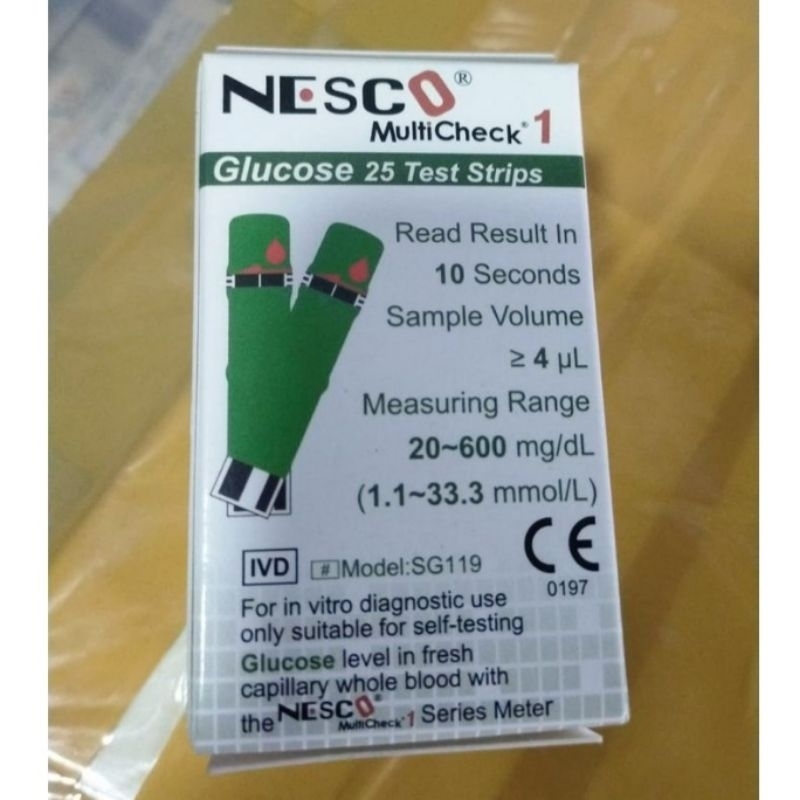 Nesco multicheck 1 glucose