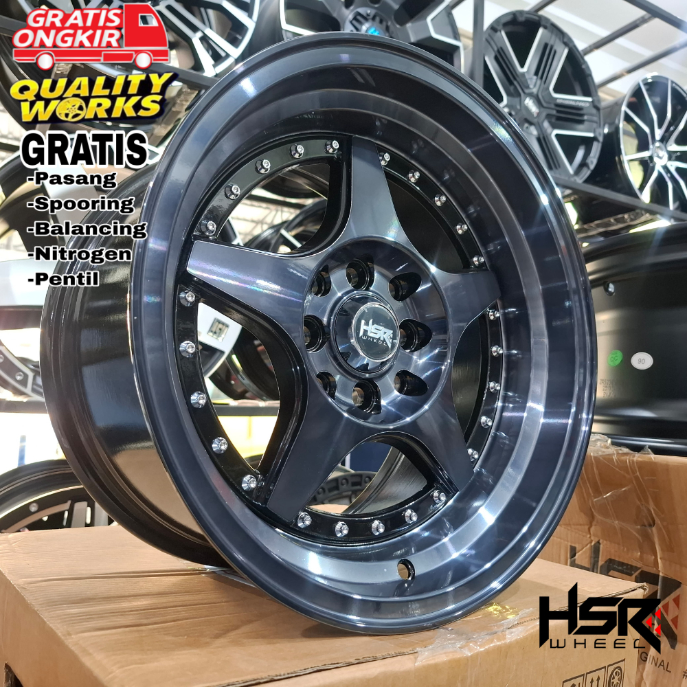 Velg Celong Ring 15 Mobil Swift, Yaris, Jazz, Avanza, Velg HSR Wheel Kobror