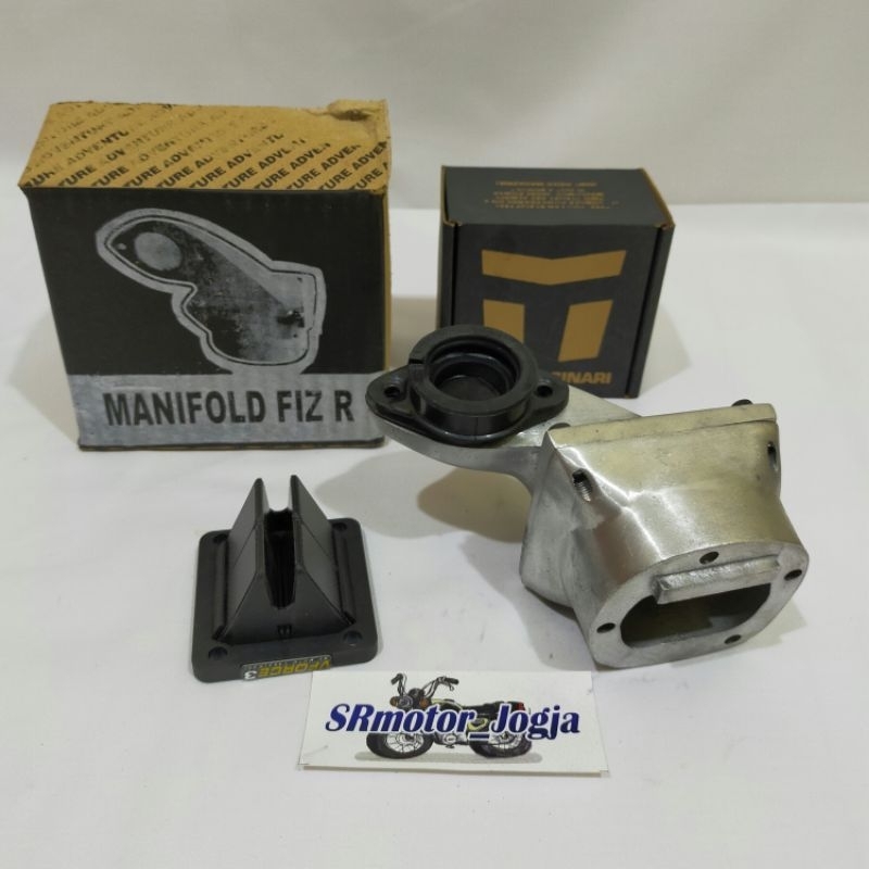 INTEK INTAKE MANIFOLD MANIPOL KODOK FIZ R PANJANG PLUS MEMBRAN RXZ VFORCE 3 CARBON PLUS KARET 28 MAN