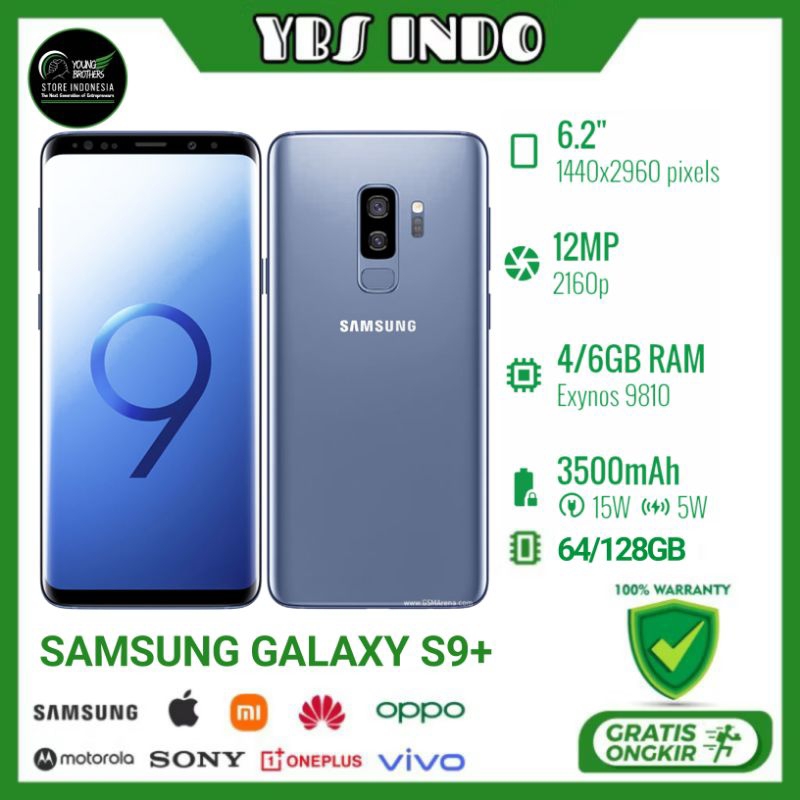 Samsung Galaxy S9+ SEIN - Smartphone Bekas  Bergaransi