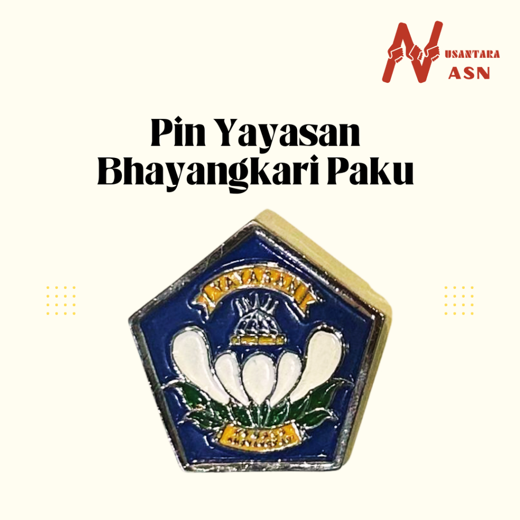 Lencana Pin Yayasan Bhayangkari Box Paku