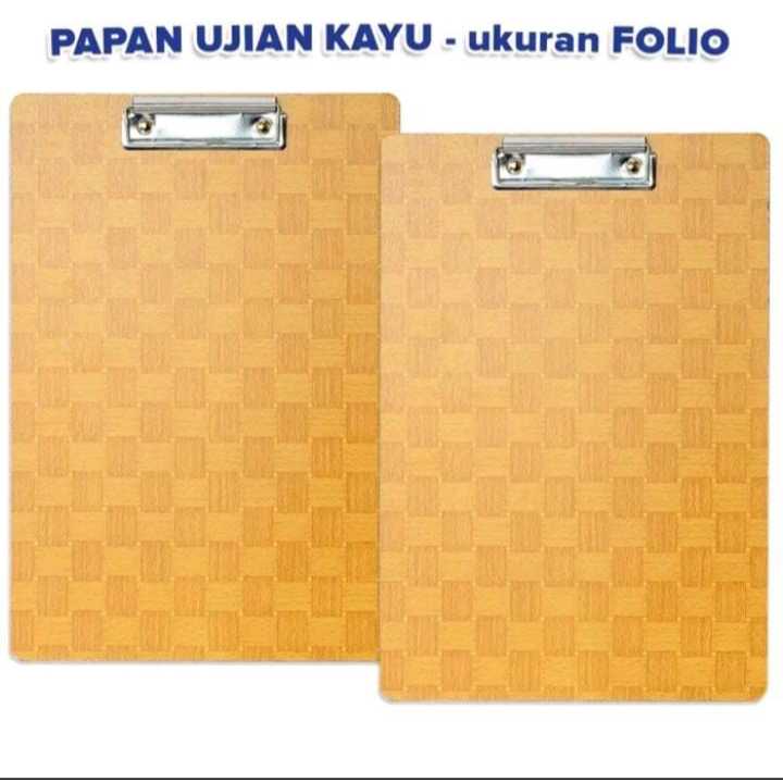 

Papan Ujian Kayu - Ukuran Folio Clipboard Kayu Folio Berkualitas Papan Ujian