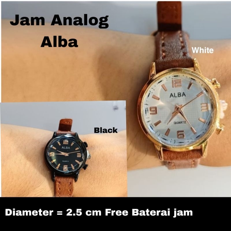 Jam Analog Alba arloji kecil