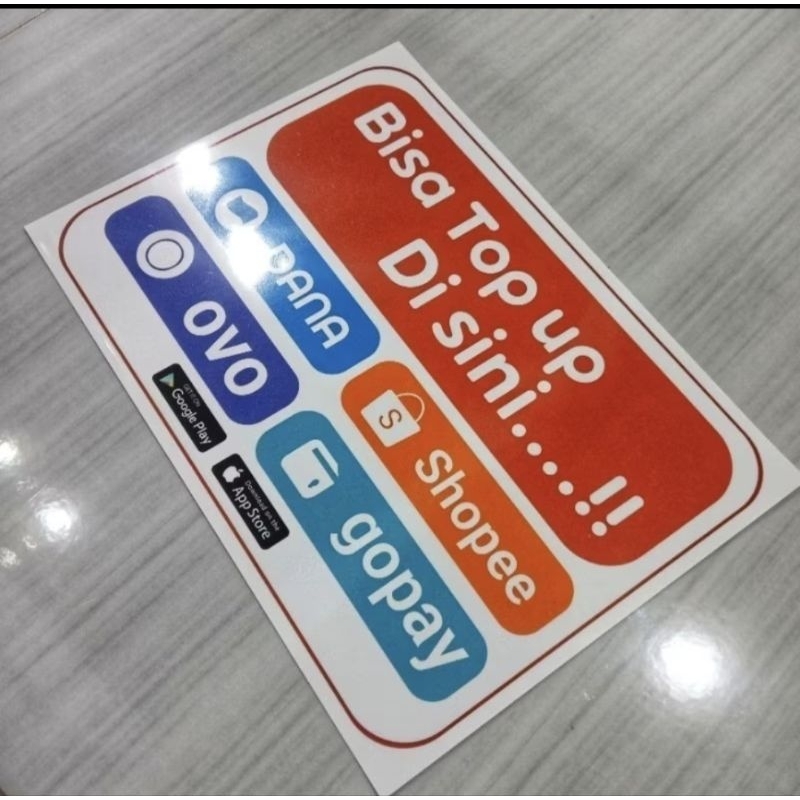 

STIKER BACAAN BISA TOP UP DISINI