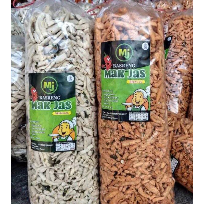 

Basreng makjas pedas 250gr
