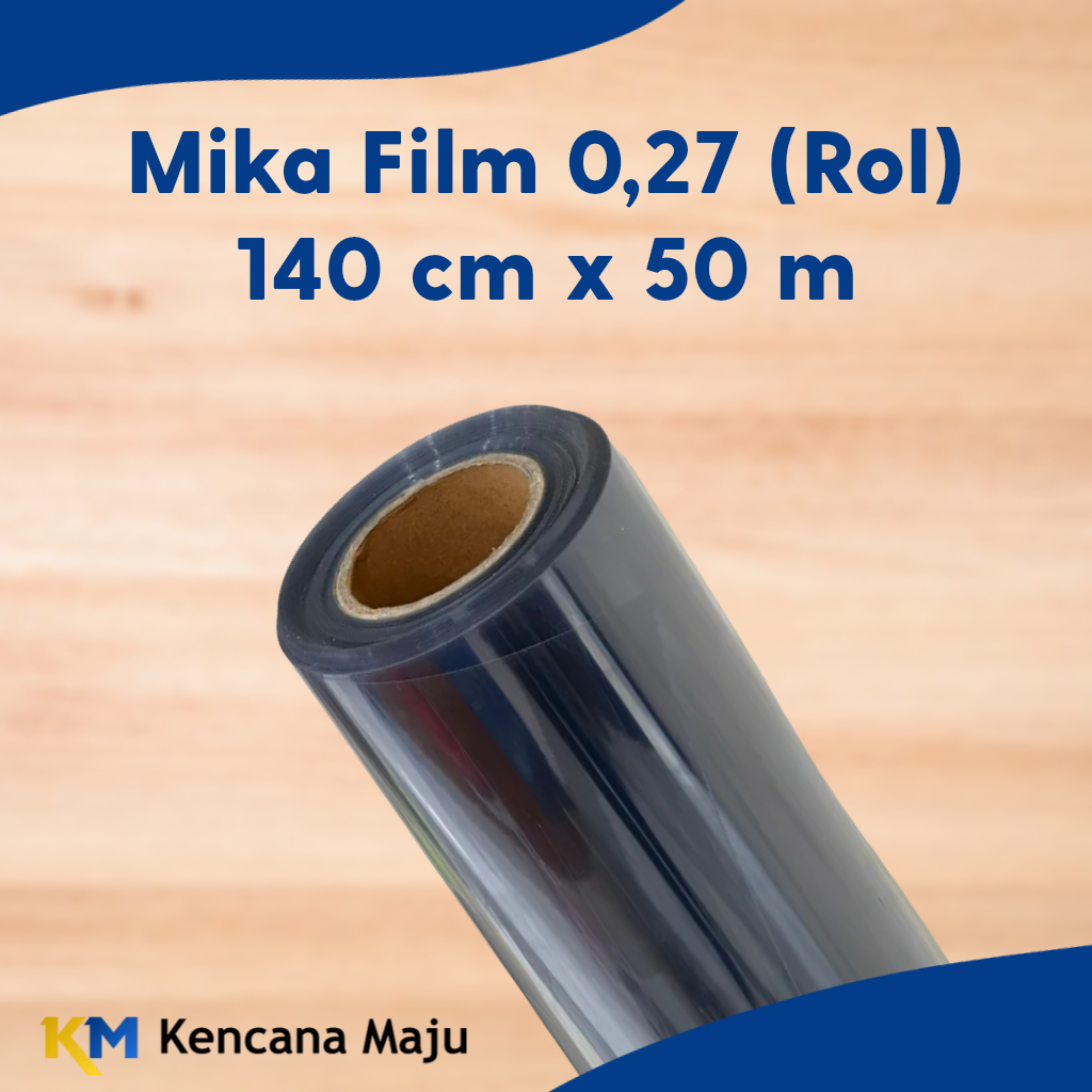 Mika PVC Film Rigid 0,27 Rol 140 cm x 50 m