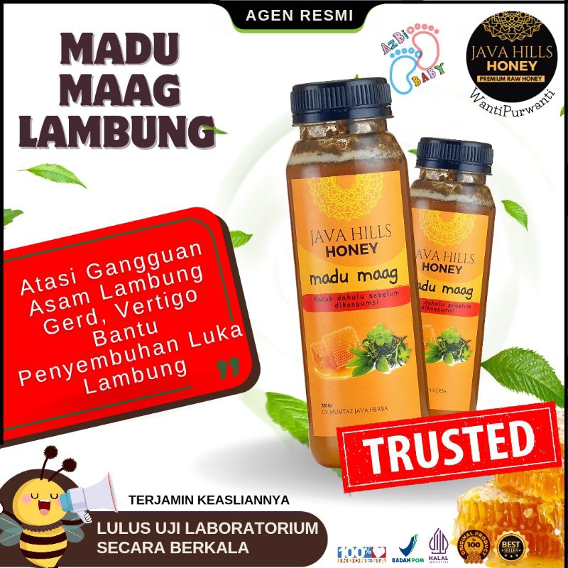 

MADU MAAG javahills 320gr Asam Lambung perut perih kembung javahillshoney Gerd pusing mual muntah Vertigo asli original bisa cod bayar ditempat