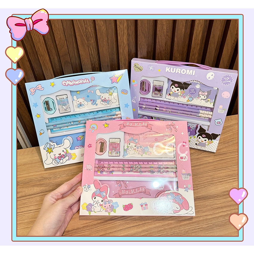 

SS4. *7in1* Set Alat Tulis Kotak Pensil Study Hadiah Anak Sekolah Stationary