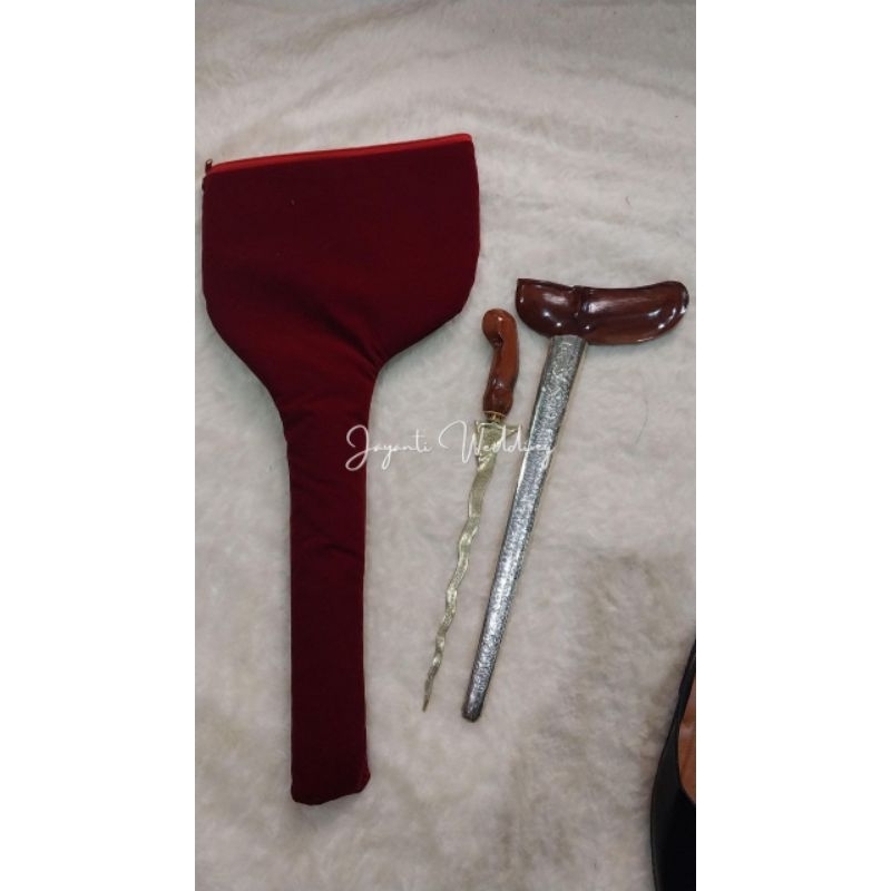 KERIS PENGANTIN ADAT JAWA / KERIS JAWA / KERIS KUNINGAN / KERIS MANTEN