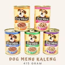 Dog Menu Wet Food | Makanan Anjing Basah Murah Bergizi | Dog Menu Pouch/Canned All Varian