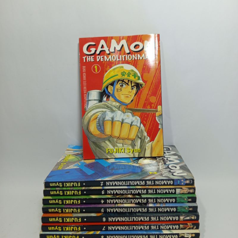 [Komik fullset] - Gamon the demolitionman by fujiki syun 1-9 tamat Original preloved murah bagus