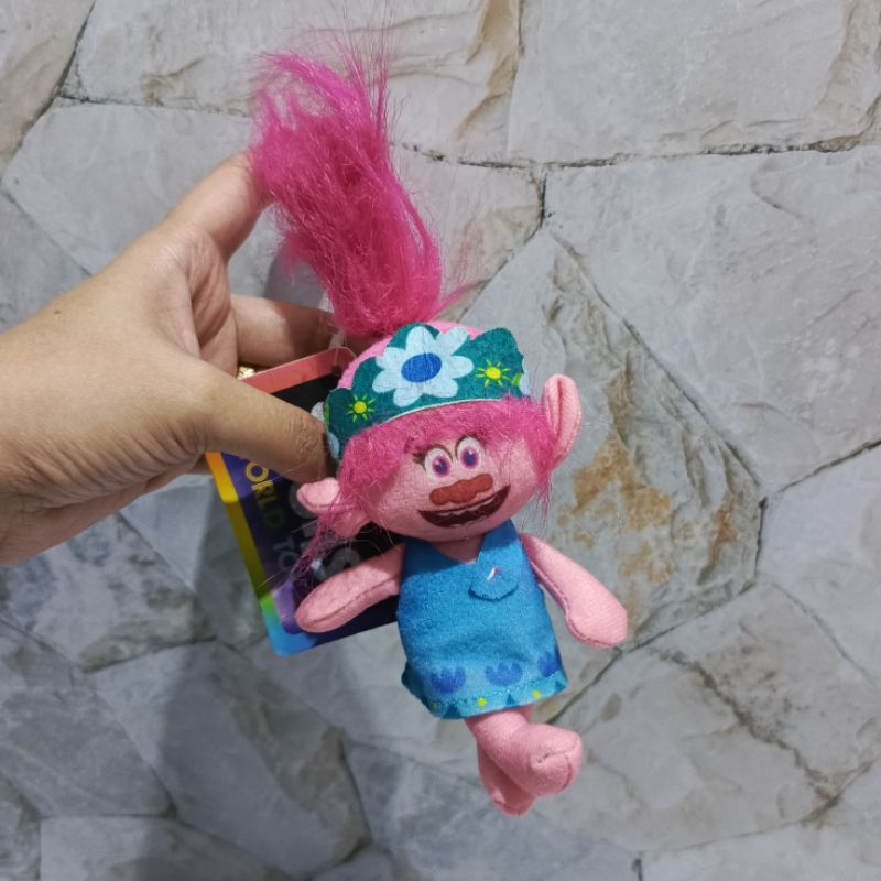 Ganci/Keychain/Bagcharm Boneka Poppy Trolls Newtag Original Dreamworks