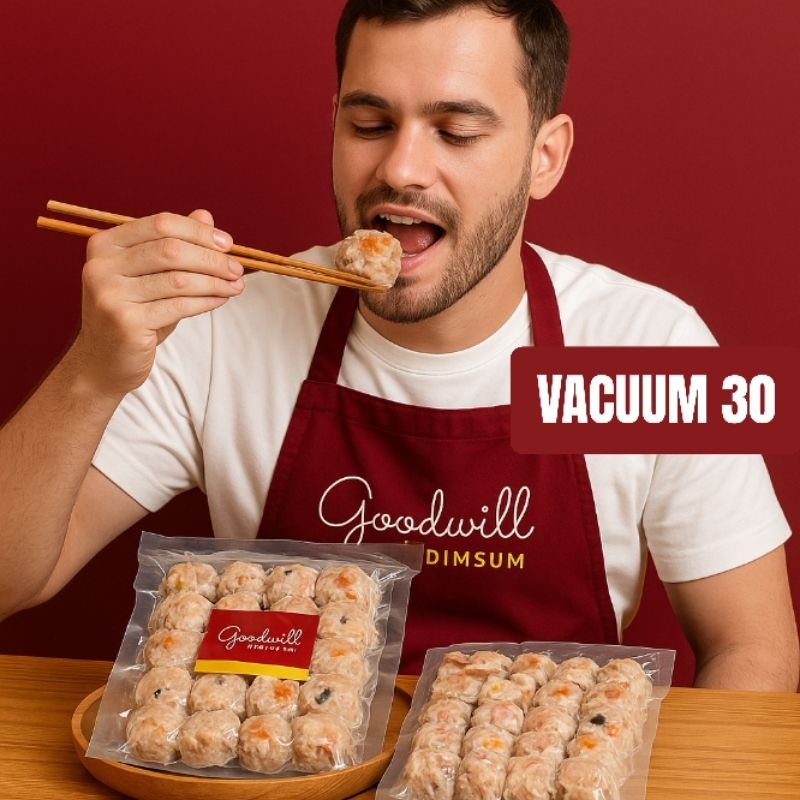 

@Palmerah Dimsum Ayam Vacuum Isi 30pcs + Saos Frozen Halal