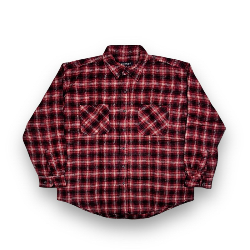 Cox Double Pocket Vintage Veterano Outer Wool Flannel Oversized Fit