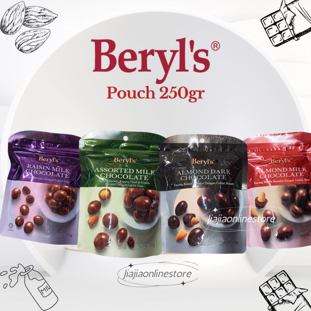 

Beryls Almond Chocolate 250gr Berlys Chocolate 250gr Beryls Almond Dark Chocolate Beryls Raisin Beryls Assortment Beryls Milk Chocolate