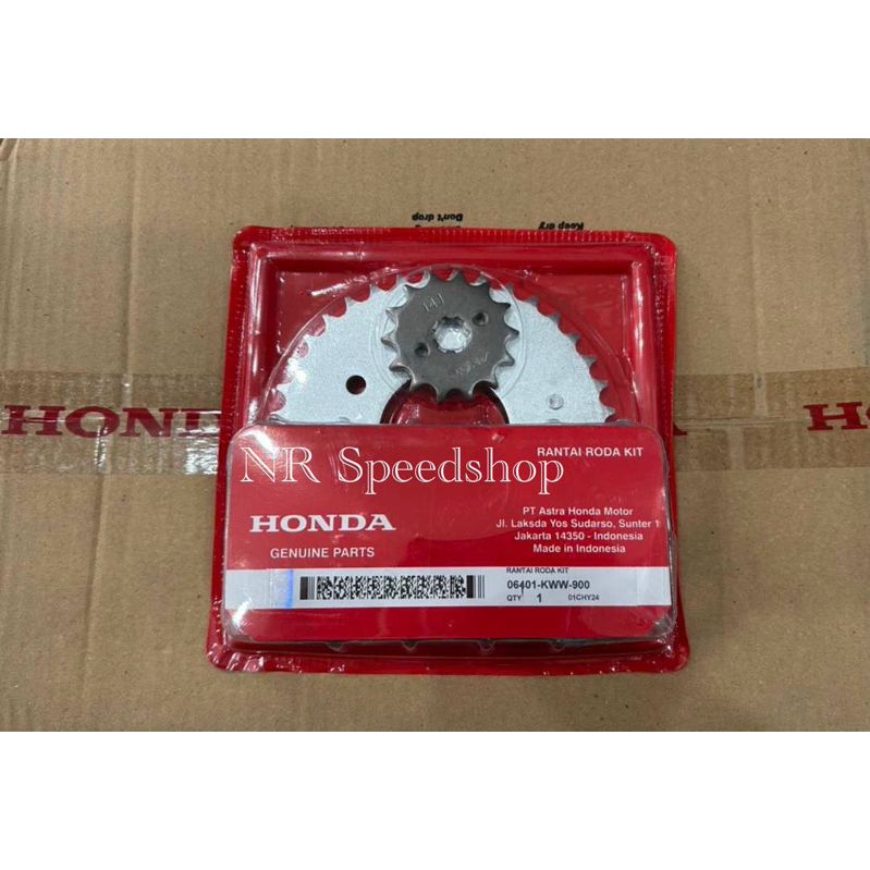 GEAR SET + RANTI HONDA BLADE NEW, BLADE 110, REVO ABS, REVO FIT, REVO FI KWW / KWB