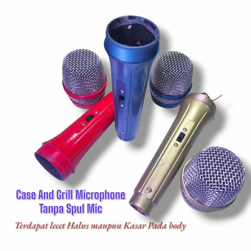 Case And Grill Microphone S-816 Tanpa Spul Mic Body Plastik